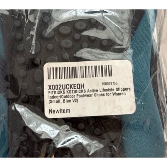 KoziKicks Active Lifestyle Slippers Teal Women's Small (Fits Sizes 5.5-6.5) - Picture 6 of 8